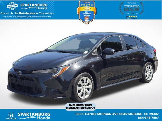 2022 Toyota Corolla LE — Sedan — 94,513 mi — Spartanburg, SC
