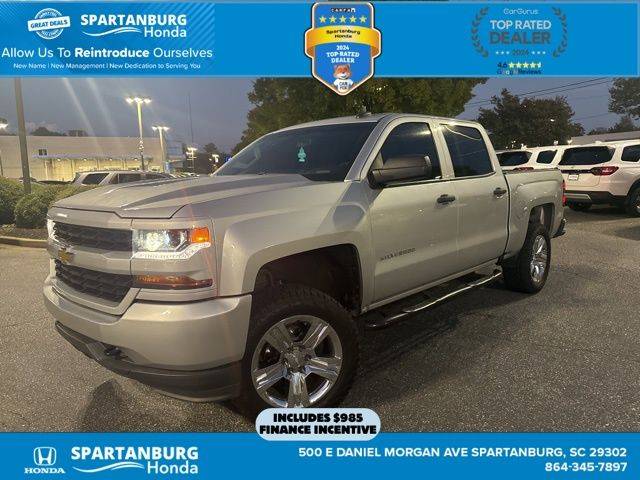 2018 Chevrolet Silverado 1500 Custom — Pickup Truck — 77,944 mi — Spartanburg, SC