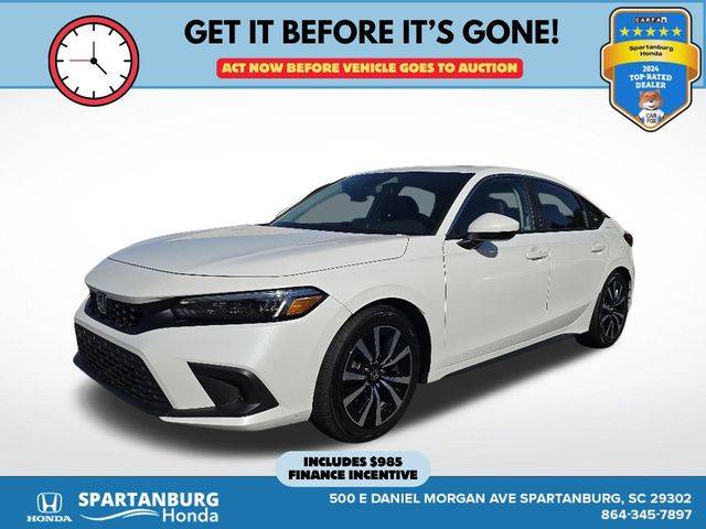 2022 Honda Civic EX-L — Hatchback — 36,422 mi — Spartanburg, SC
