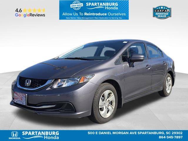 2015 Honda Civic LX — Sedan — 53,640 mi — Spartanburg, SC