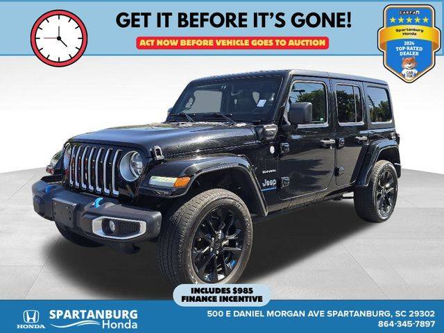 2023 Jeep Wrangler Sahara 4xe — SUV — 57,111 mi — Spartanburg, SC