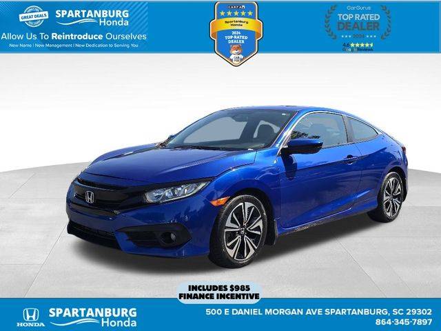 2016 Honda Civic EX-T — Coupe — 71,850 mi — Spartanburg, SC