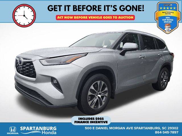2024 Toyota Highlander XLE — SUV — 22,759 mi — Spartanburg, SC
