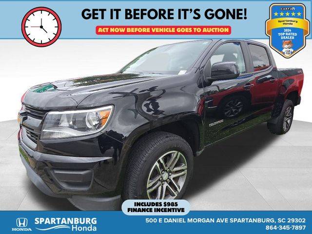 2020 Chevrolet Colorado WT — Pickup Truck — 85,187 mi — Spartanburg, SC
