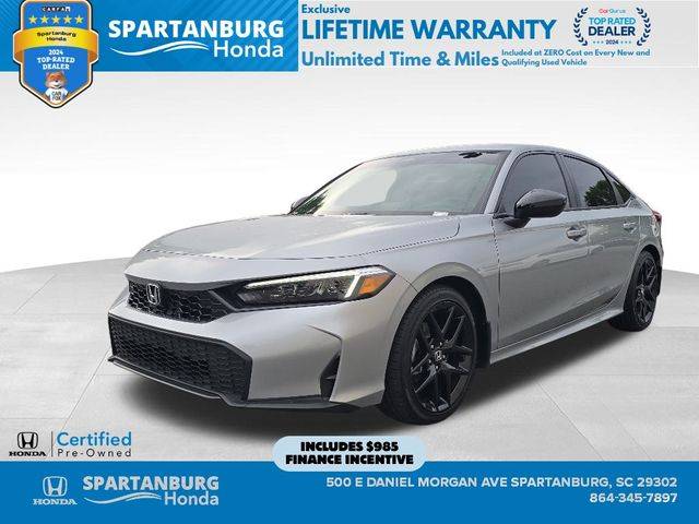2025 Honda Civic Sport — Sedan — 355 mi — Spartanburg, SC
