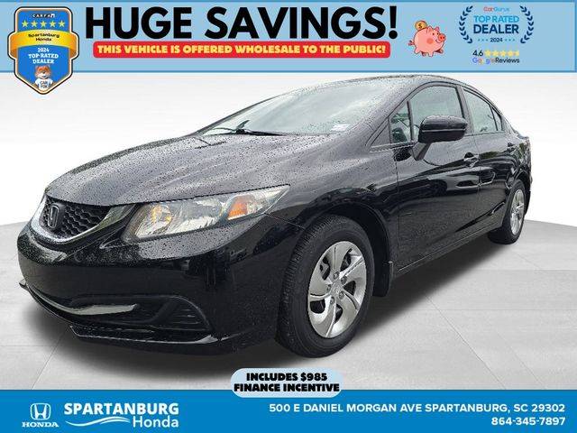 2015 Honda Civic LX — Sedan — 105,604 mi — Spartanburg, SC