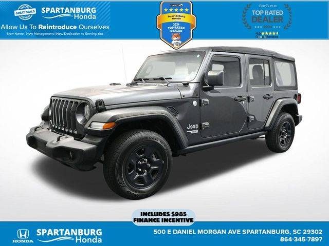 2018 Jeep Wrangler Sport — SUV — 79,236 mi — Spartanburg, SC