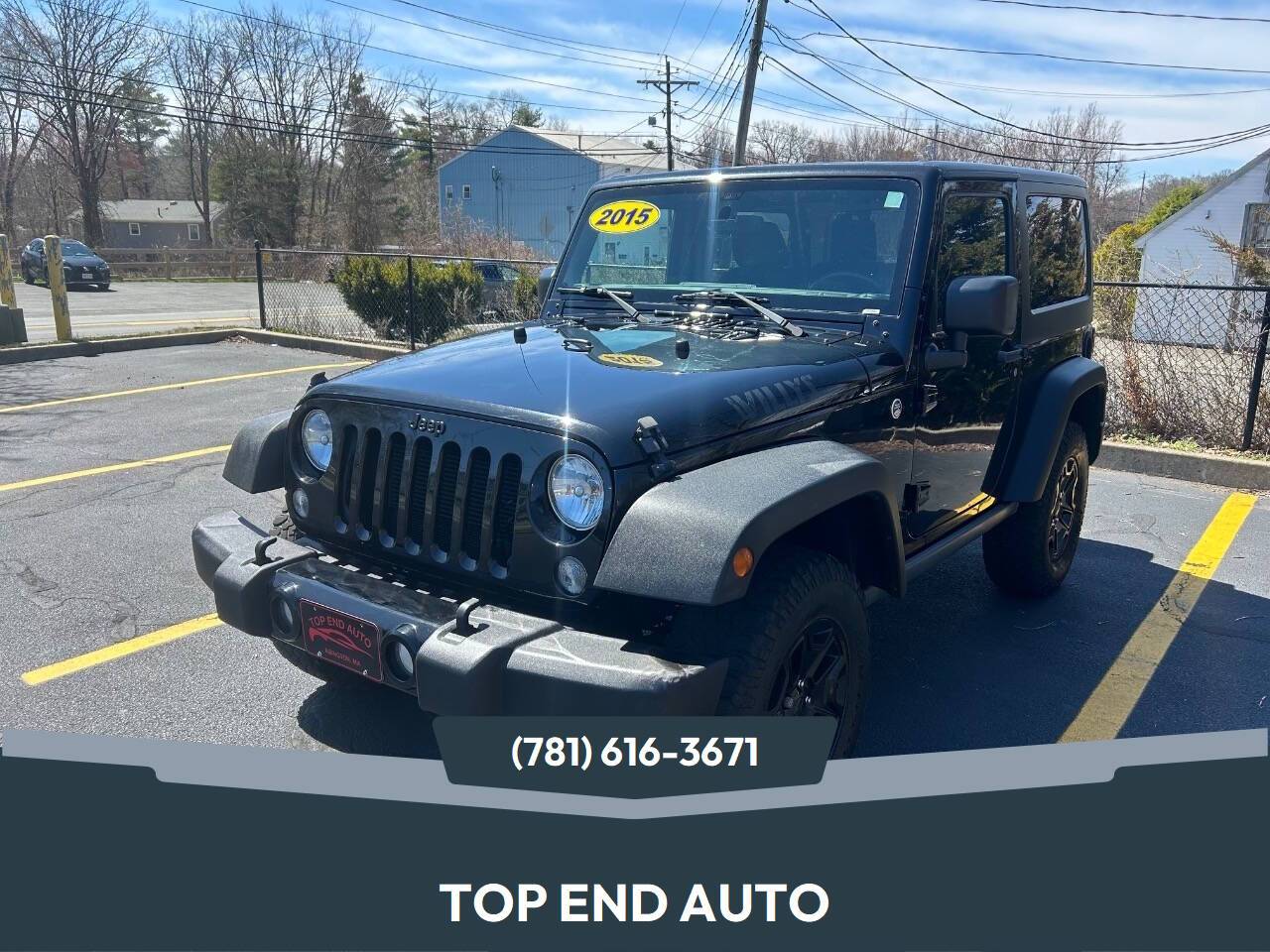 2015 Jeep Wrangler Willys Wheeler — SUV — 59,675 mi — Abington, MA