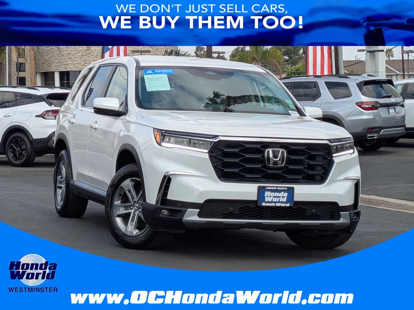 2025 Honda Pilot EX-L — SUV — 9,696 mi — Westminster, CA