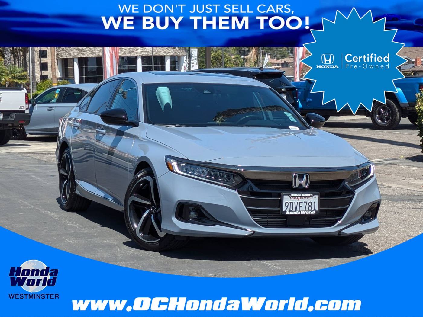 2022 Honda Accord Sport — Sedan — 30,003 mi — Westminster, CA