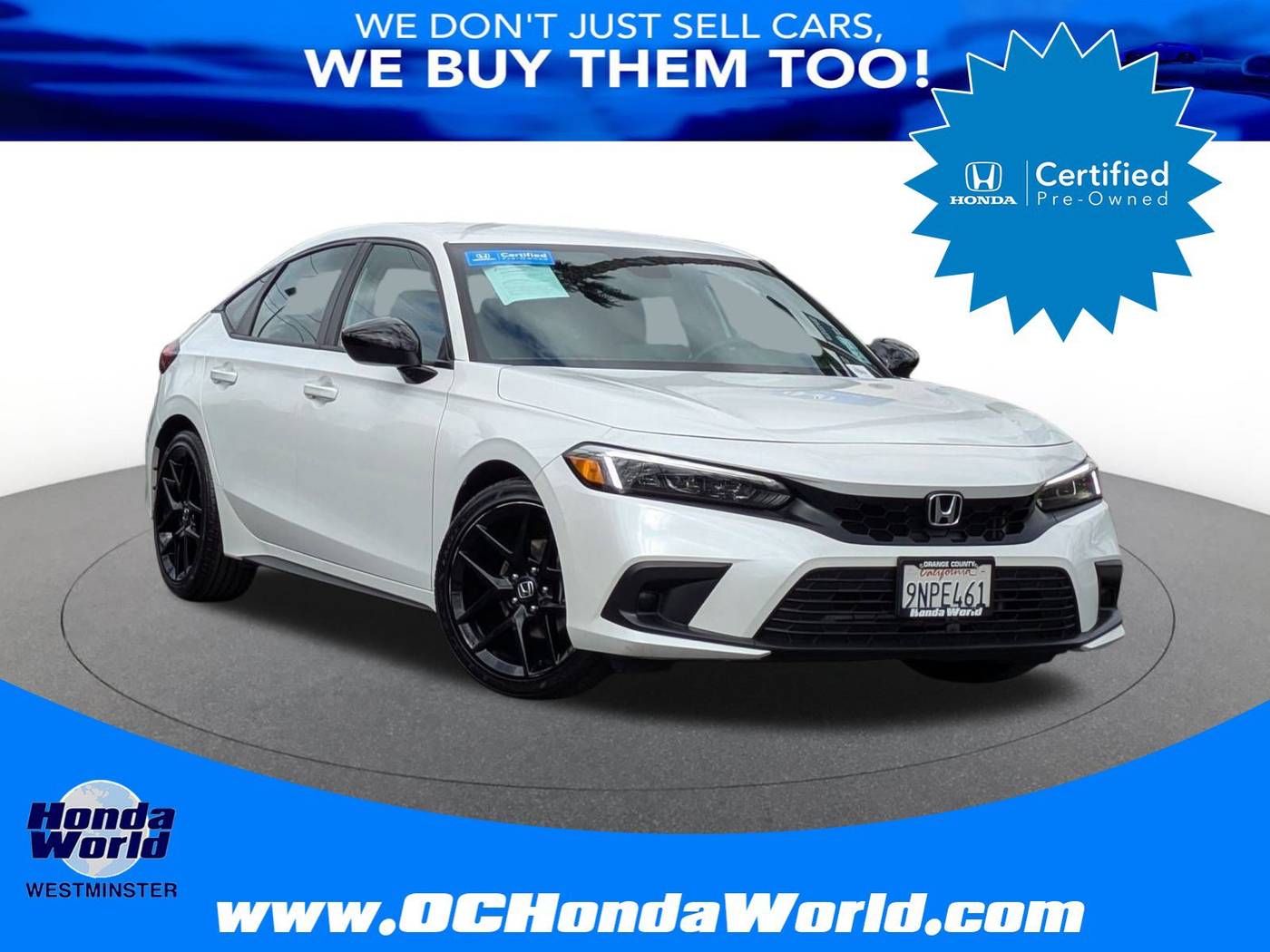 2024 Honda Civic Sport — Hatchback — 24,450 mi — Westminster, CA
