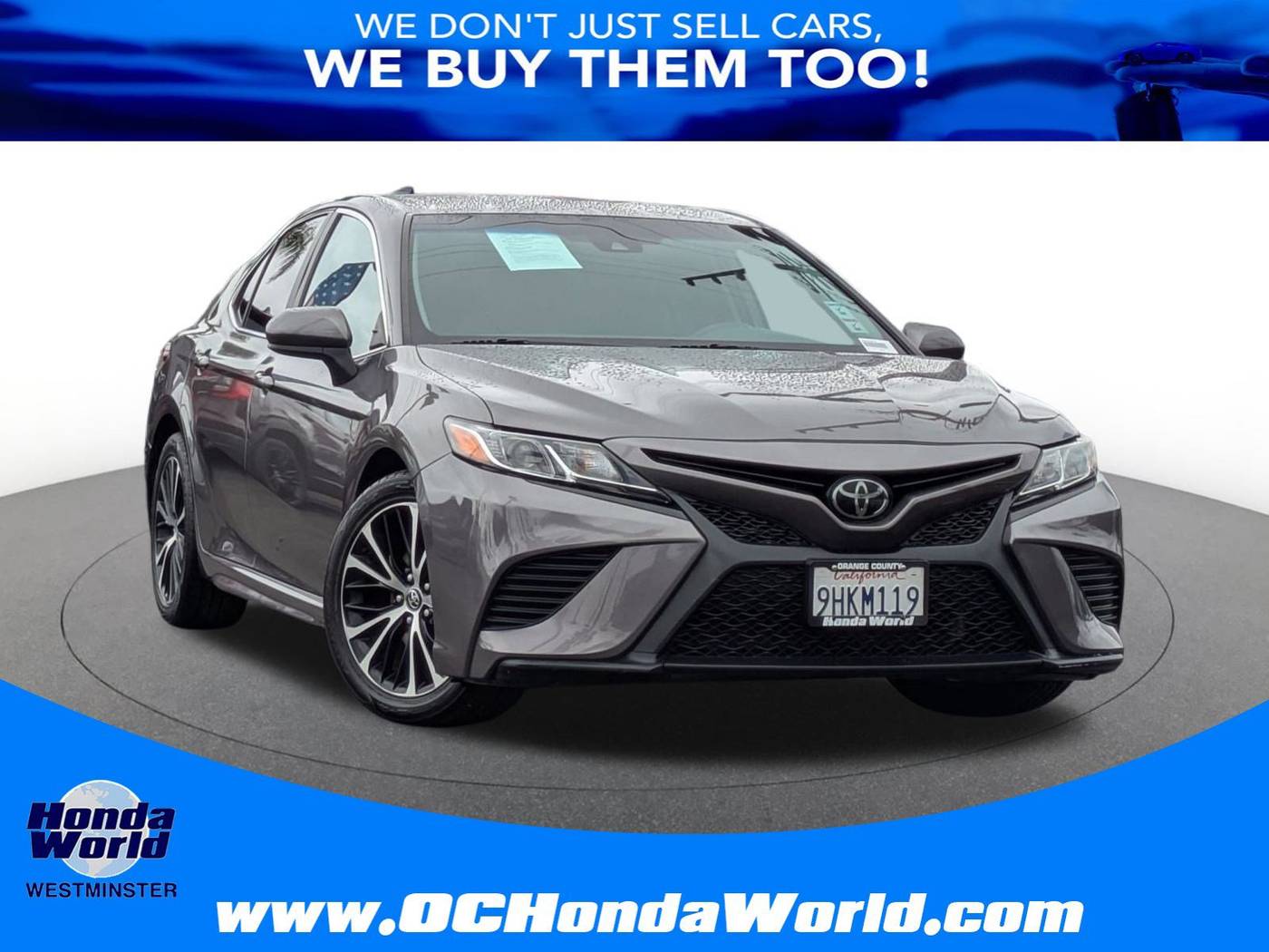 2020 Toyota Camry SE — Sedan — 87,493 mi — Westminster, CA
