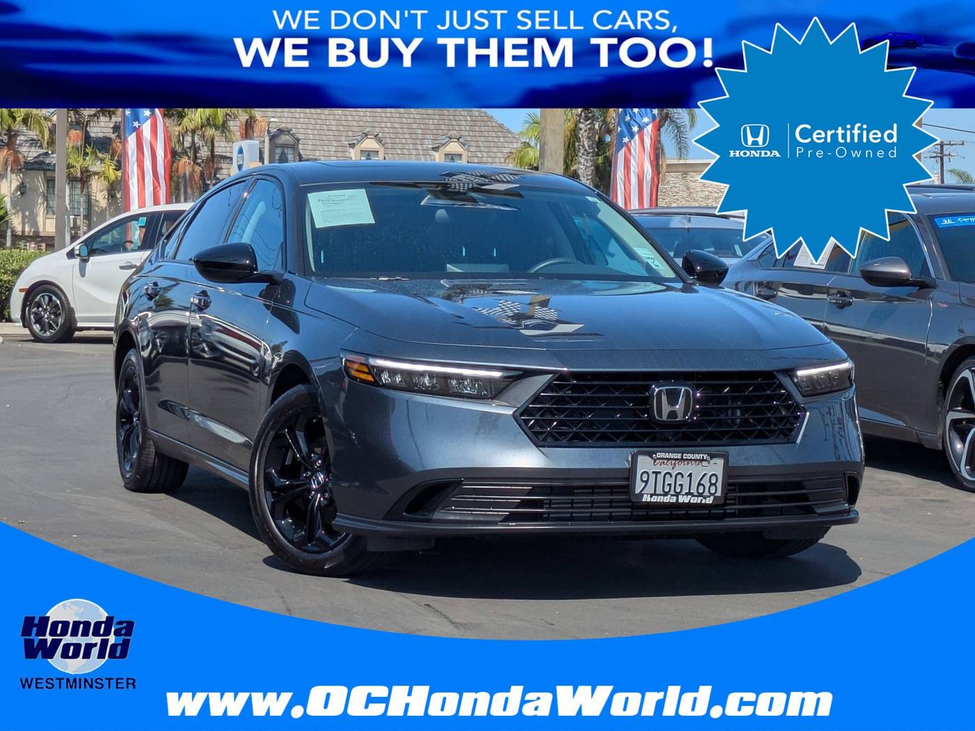 2025 Honda Accord SE — Sedan — 3,716 mi — Westminster, CA