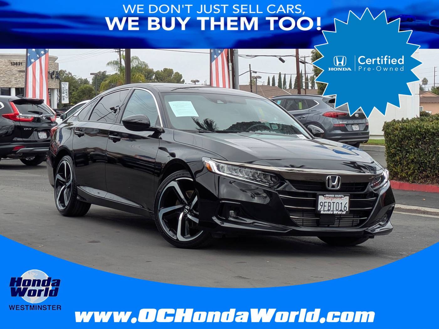 2022 Honda Accord Sport — Sedan — 31,976 mi — Westminster, CA