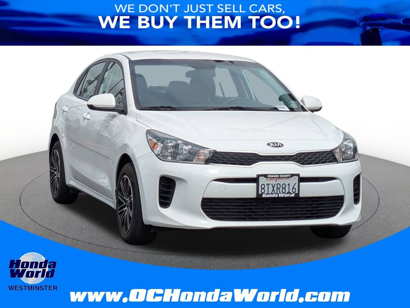 2020 Kia Rio LX — Sedan — 39,261 mi — Westminster, CA