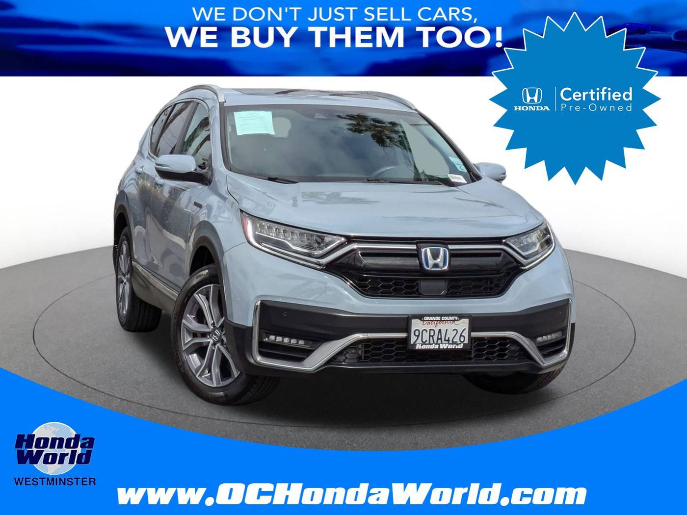 2022 Honda CR-V Hybrid Touring — SUV — 25,947 mi — Westminster, CA
