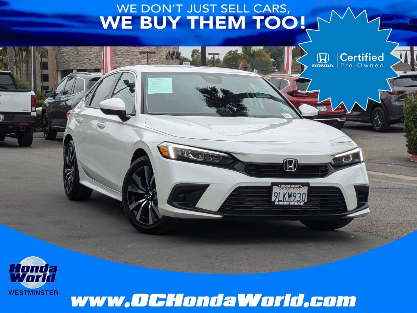 2024 Honda Civic EX — Sedan — 12,189 mi — Westminster, CA