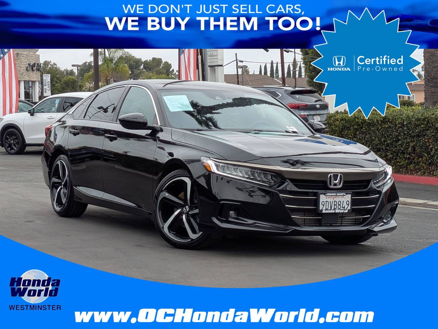 2022 Honda Accord Sport — Sedan — 57,684 mi — Westminster, CA