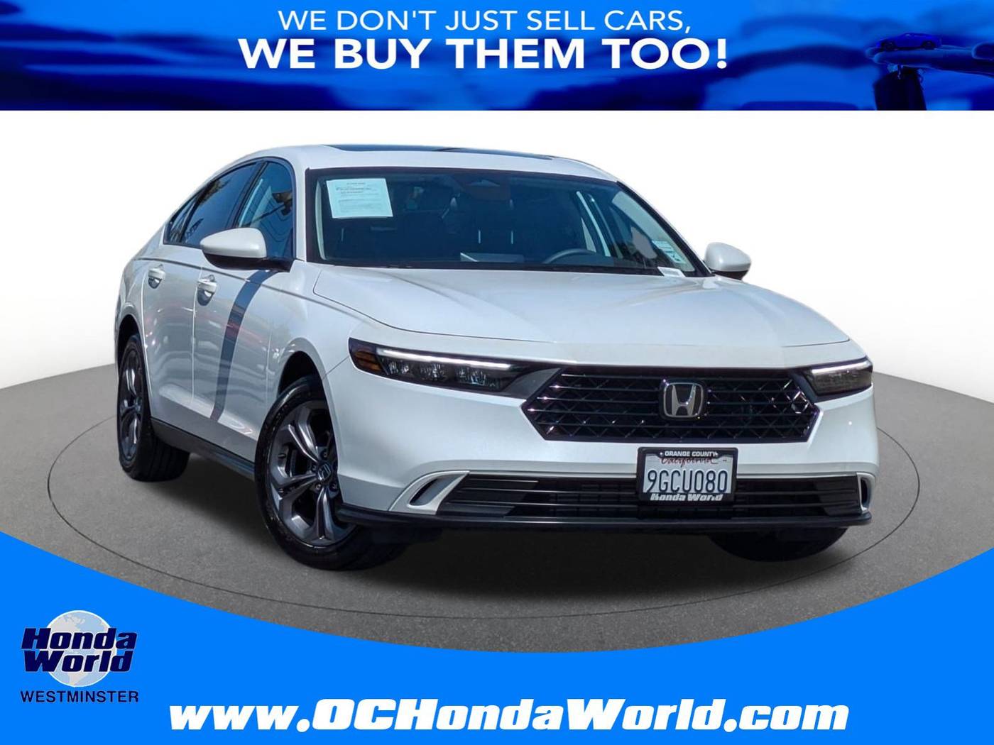 2023 Honda Accord EX — Sedan — 30,357 mi — Westminster, CA