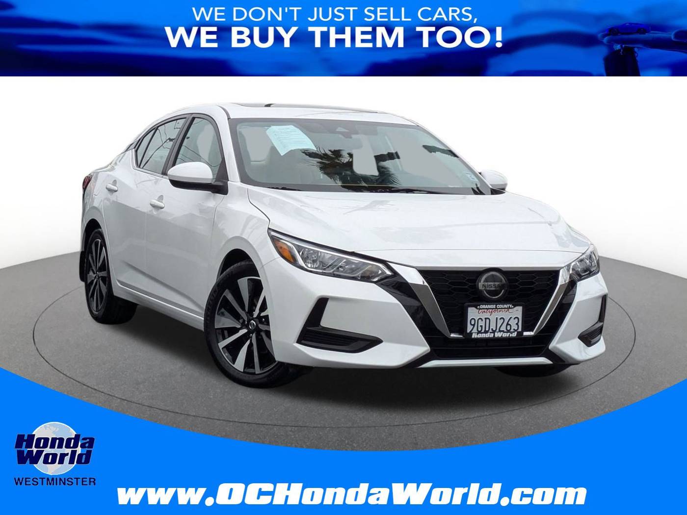 2023 Nissan Sentra SV — Sedan — 18,572 mi — Westminster, CA
