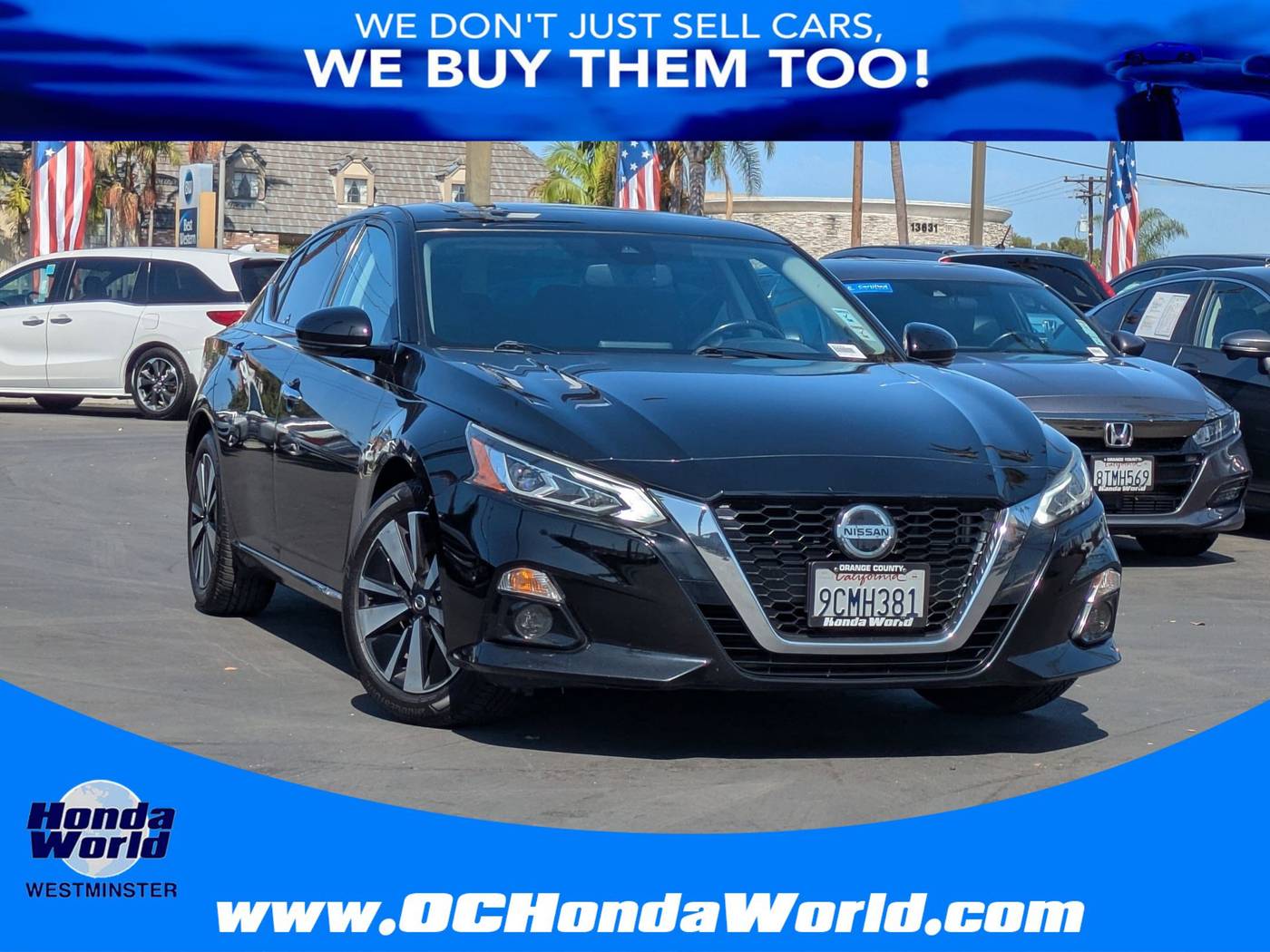 2019 Nissan Altima SV — Sedan — 78,275 mi — Westminster, CA
