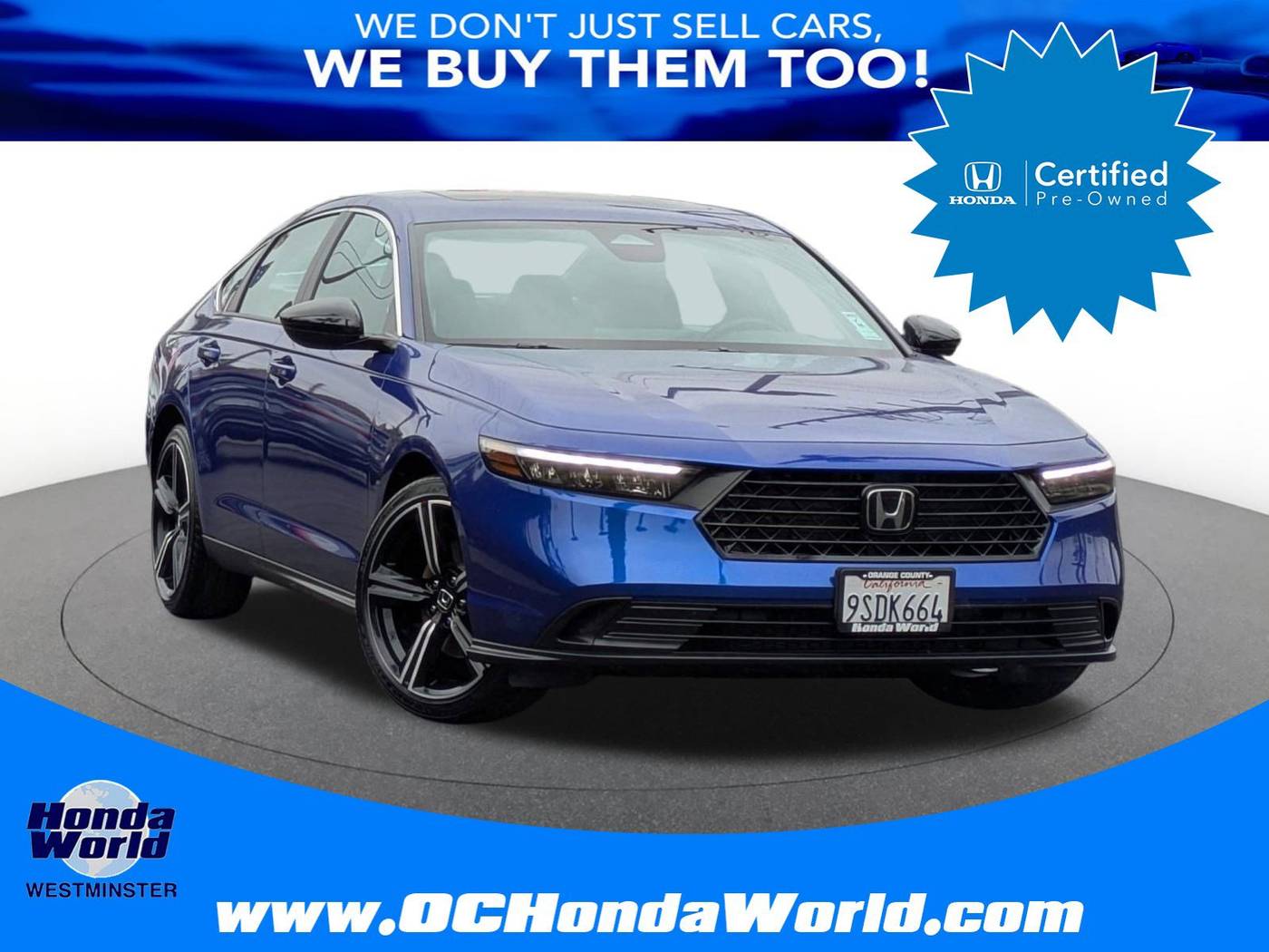 2024 Honda Accord Hybrid Sport — Sedan — 8,890 mi — Westminster, CA