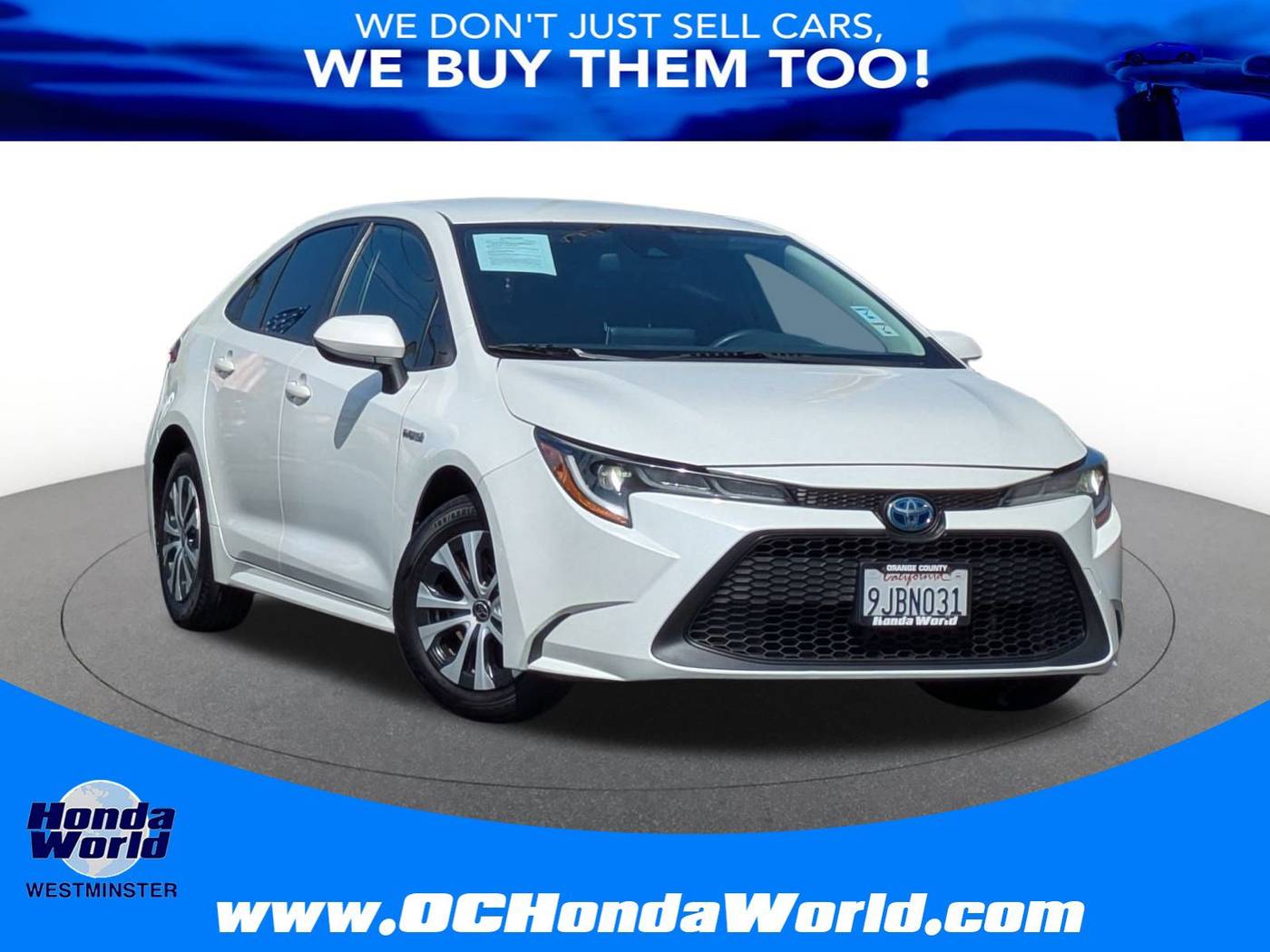 2020 Toyota Corolla Hybrid LE — Sedan — 183,868 mi — Westminster, CA