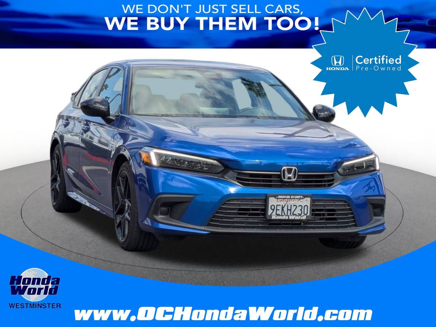 2023 Honda Civic Sport — Sedan — 41,440 mi — Westminster, CA