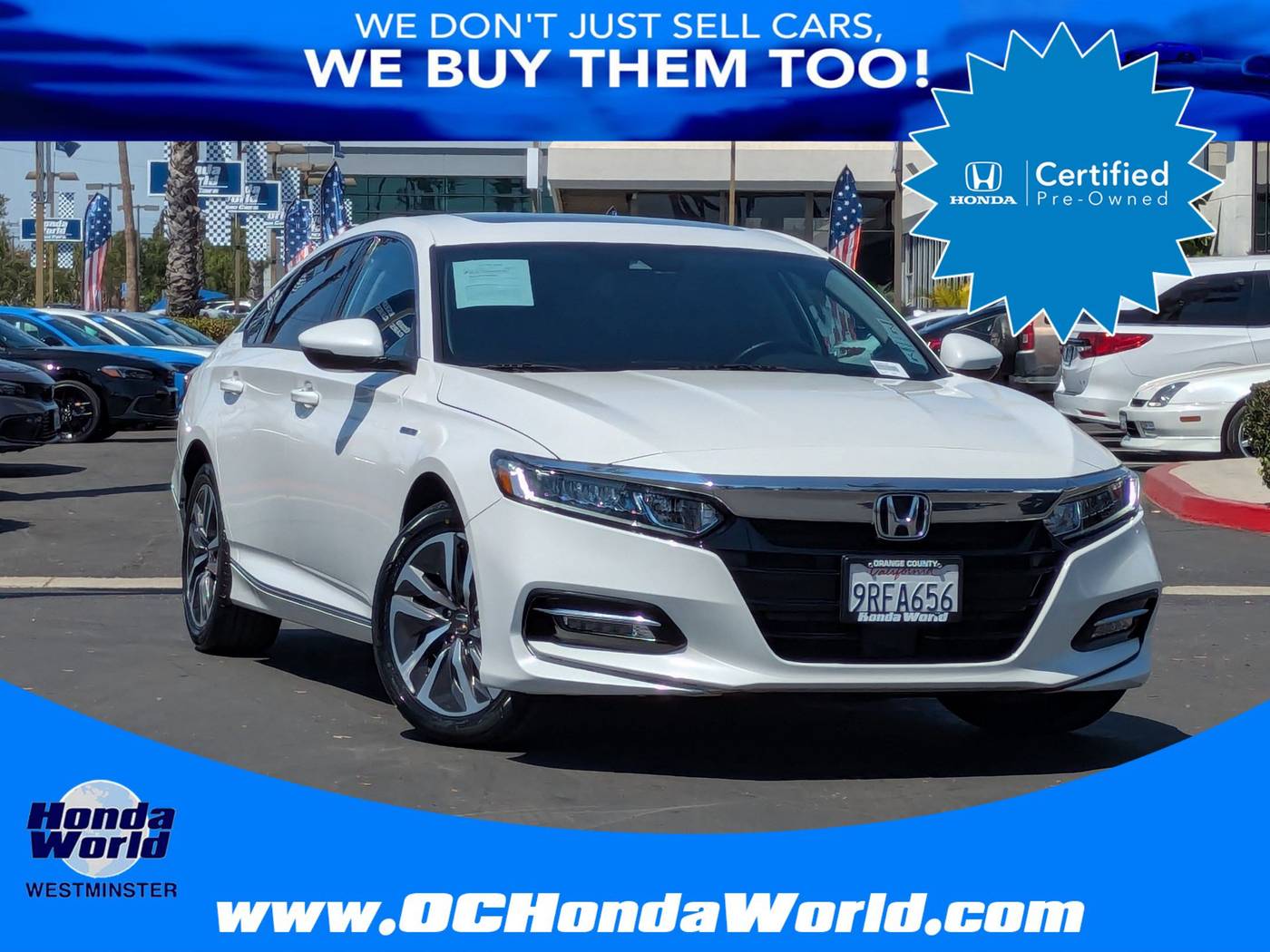 2020 Honda Accord Hybrid EX-L — Sedan — 83,241 mi — Westminster, CA