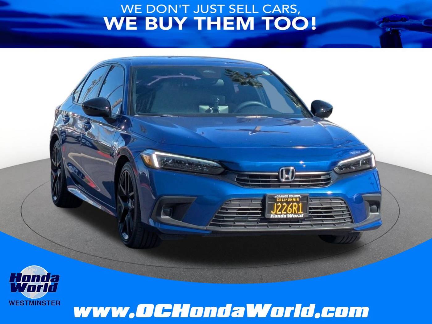 2022 Honda Civic Sport — Sedan — 32,838 mi — Westminster, CA