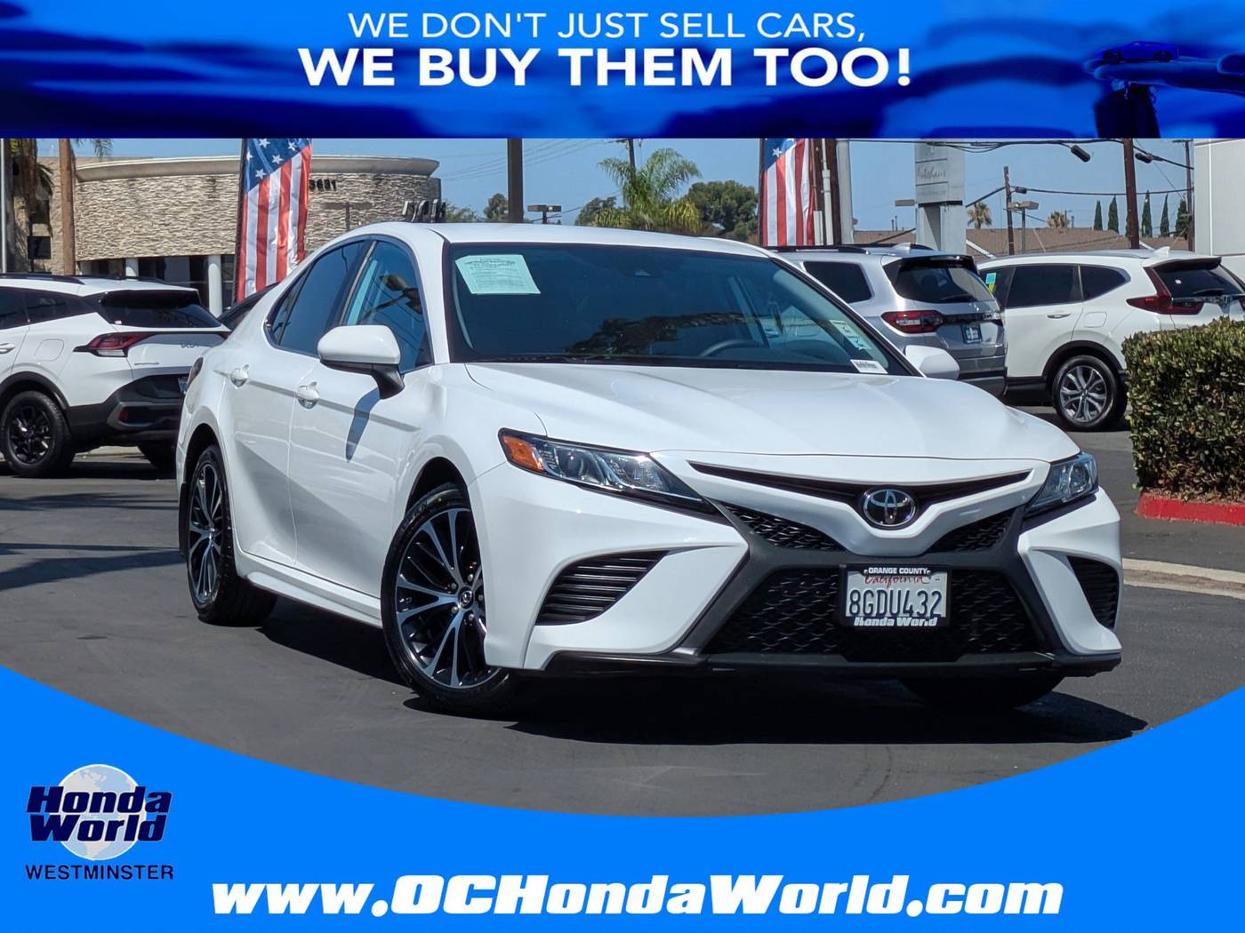 2019 Toyota Camry LE — Sedan — 102,907 mi — Westminster, CA