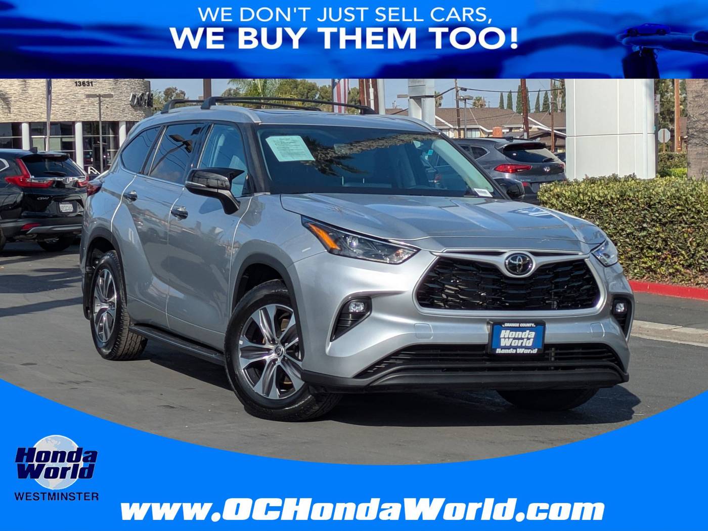 2022 Toyota Highlander XLE — SUV — 46,695 mi — Westminster, CA