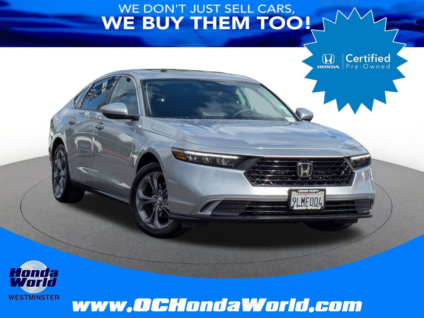 2024 Honda Accord EX — Sedan — 52,993 mi — Westminster, CA