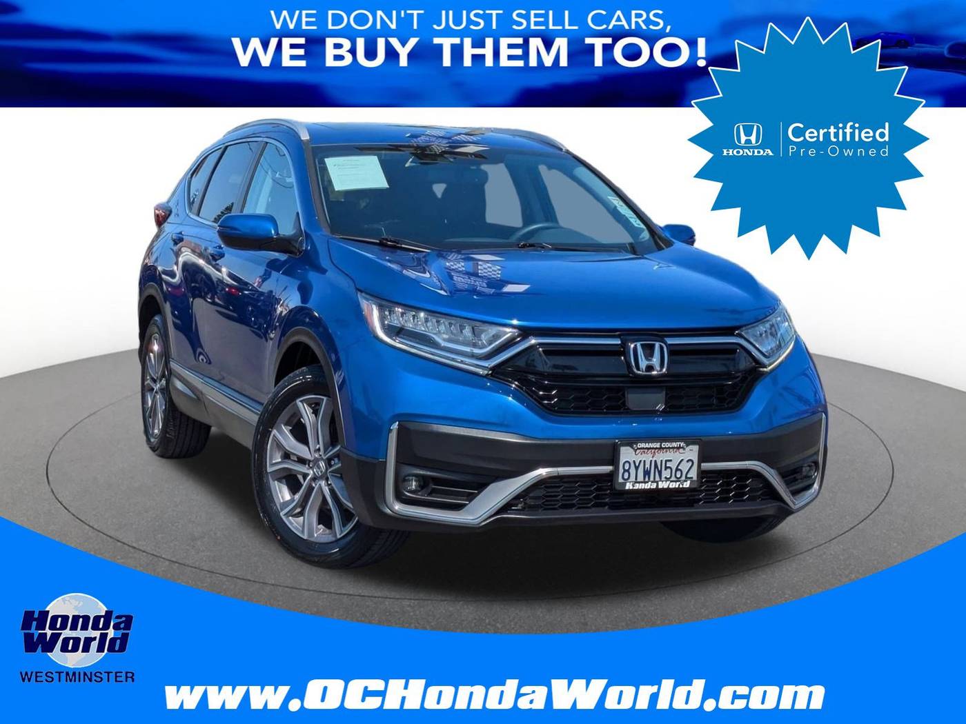 2021 Honda CR-V Touring — SUV — 61,347 mi — Westminster, CA