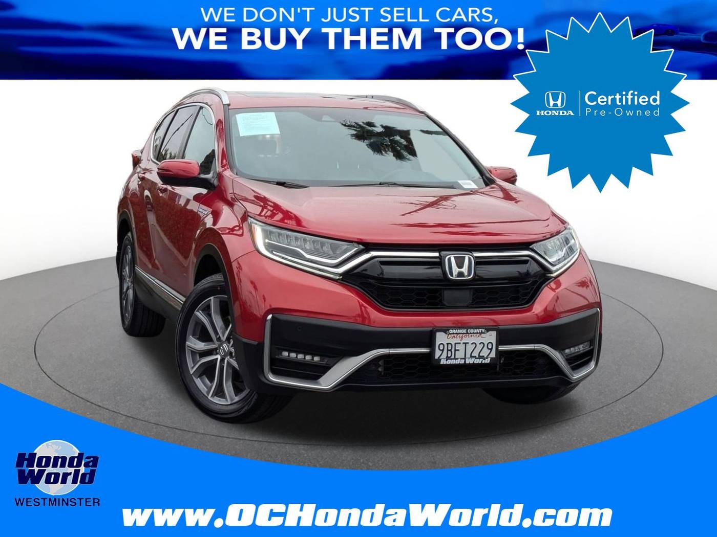 2022 Honda CR-V Hybrid Touring — SUV — 48,757 mi — Westminster, CA