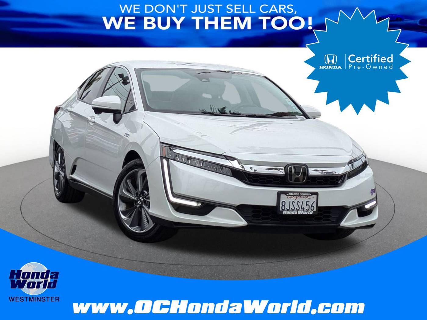 2019 Honda Clarity Plug-In Hybrid — Sedan — 46,772 mi — Westminster, CA