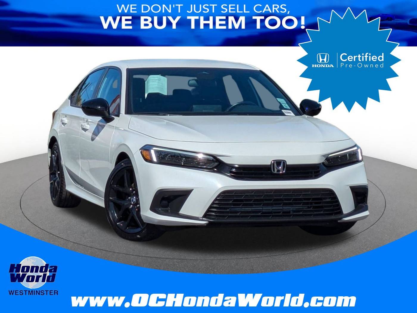 2023 Honda Civic Sport — Sedan — 28,147 mi — Westminster, CA