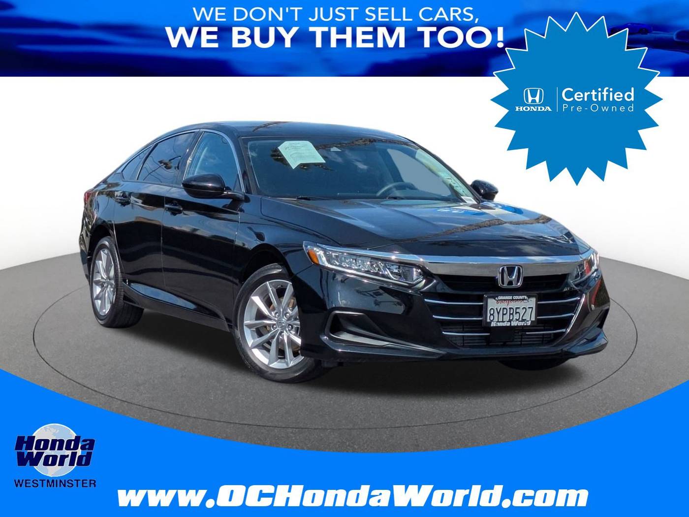 2021 Honda Accord LX — Sedan — 45,513 mi — Westminster, CA
