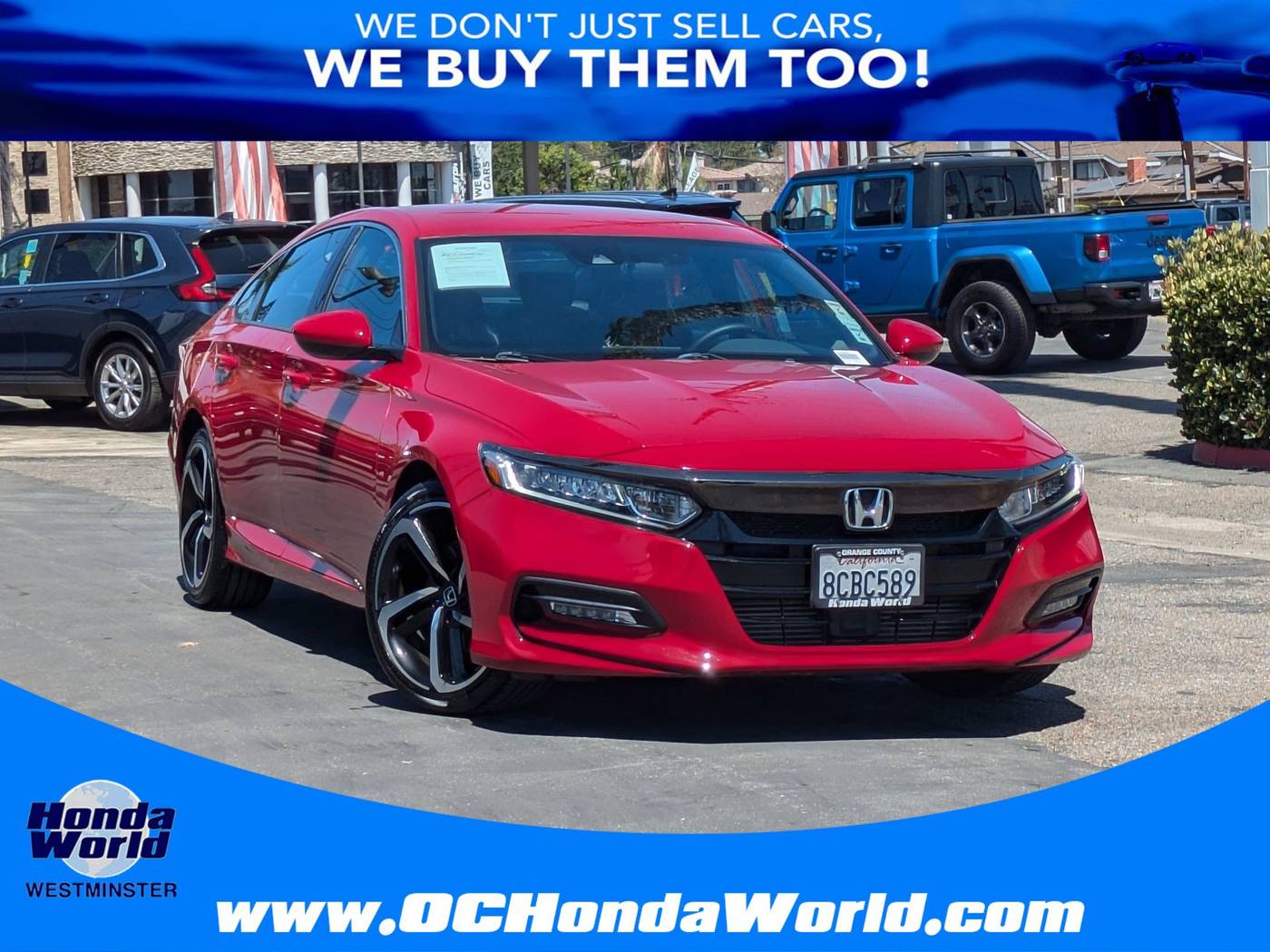 2018 Honda Accord Sport — Sedan — 81,331 mi — Westminster, CA