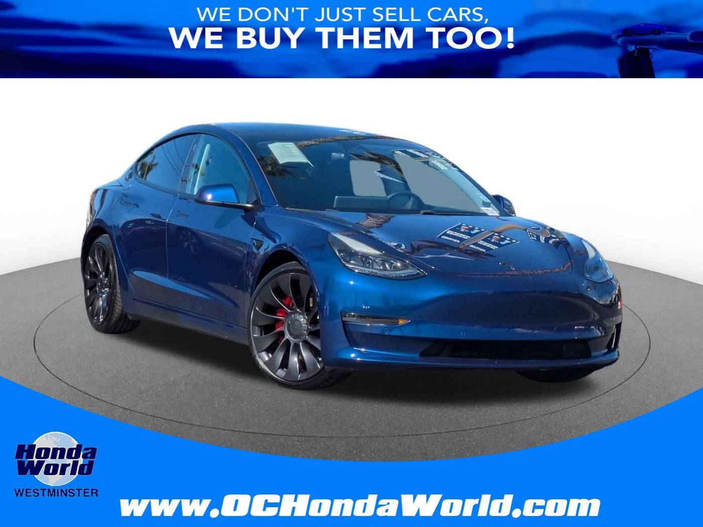 2021 Tesla Model 3 Performance — Sedan — 37,344 mi — Westminster, CA