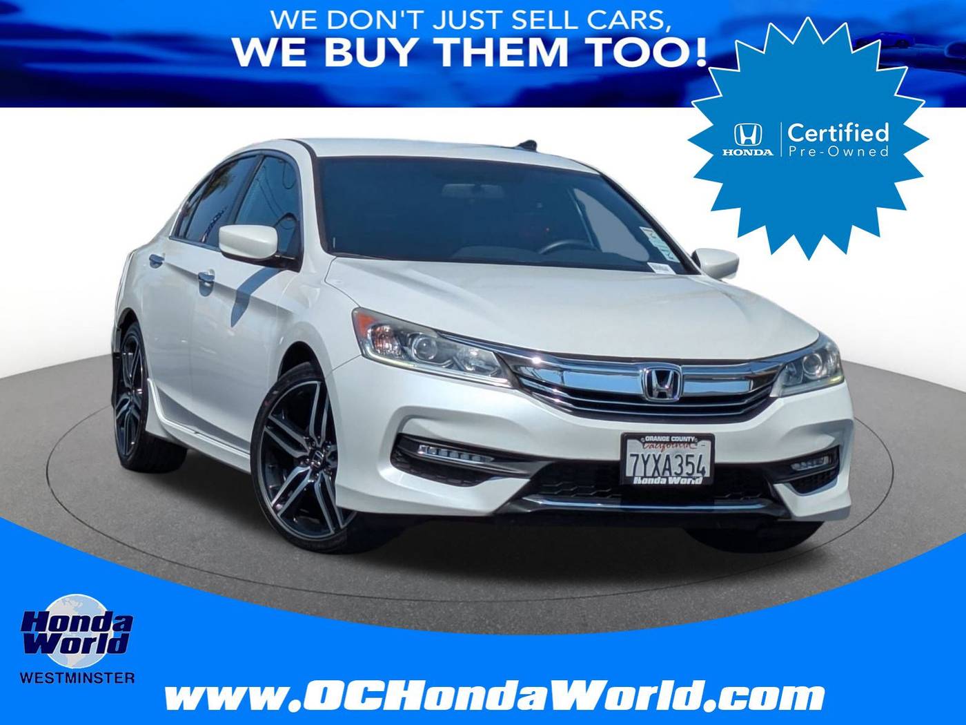 2017 Honda Accord Sport — Sedan — 96,239 mi — Westminster, CA