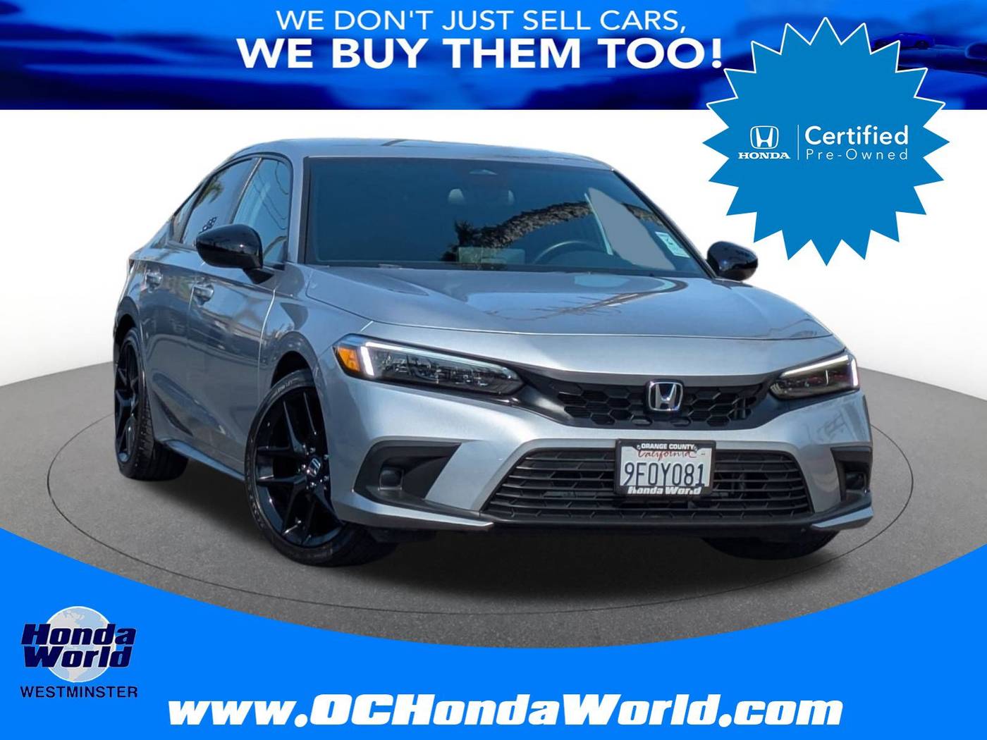 2023 Honda Civic Sport — Hatchback — 34,868 mi — Westminster, CA
