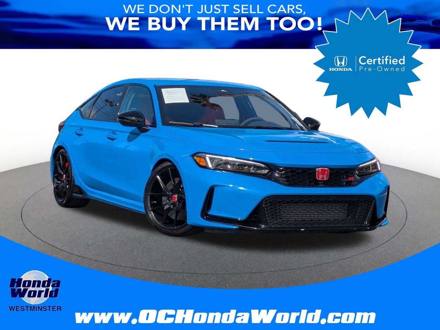 2023 Honda Civic Type R — Hatchback — 19,438 mi — Westminster, CA