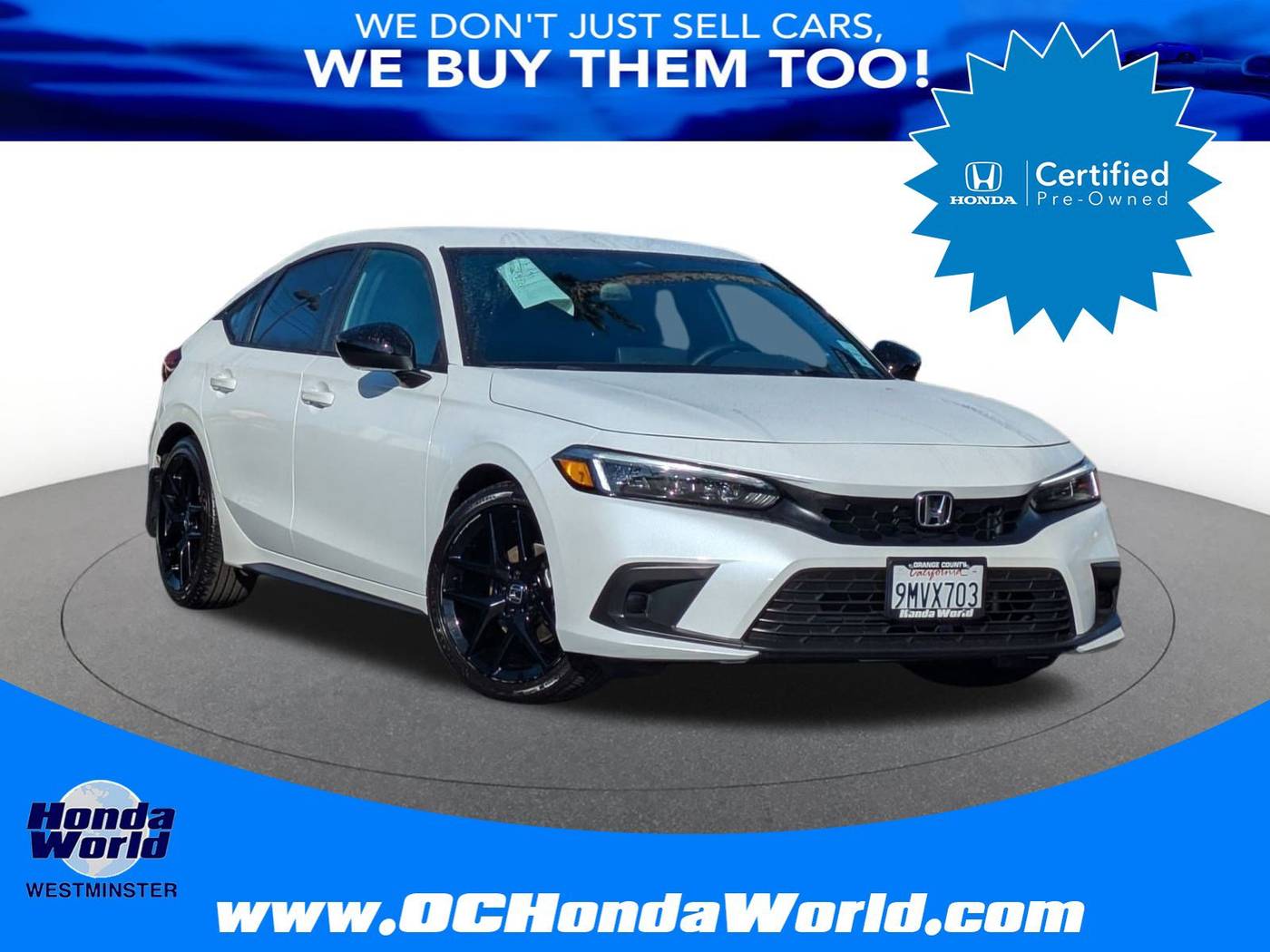 2024 Honda Civic Sport — Hatchback — 20,127 mi — Westminster, CA