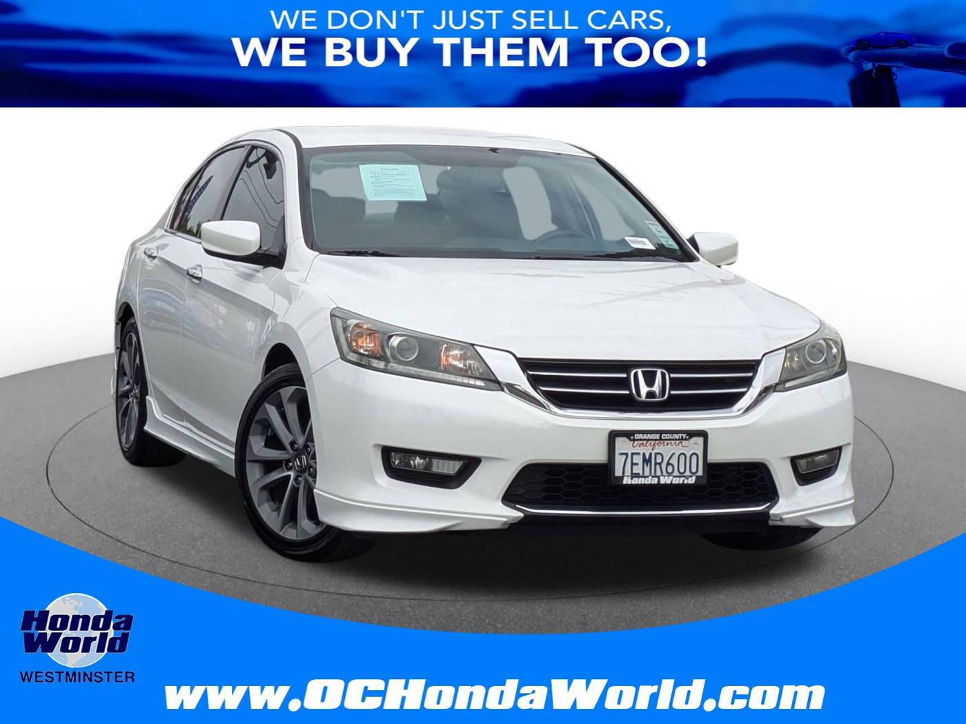 2014 Honda Accord Sport — Sedan — 107,554 mi — Westminster, CA
