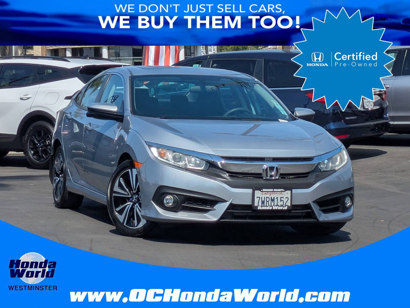 2017 Honda Civic EX-T — Sedan — 126,366 mi — Westminster, CA