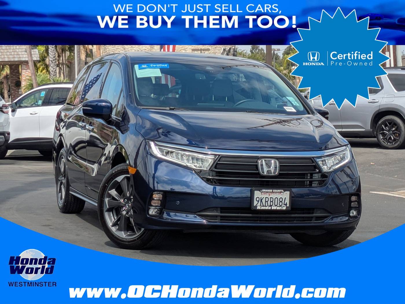 2024 Honda Odyssey Elite — Minivan — 22,325 mi — Westminster, CA
