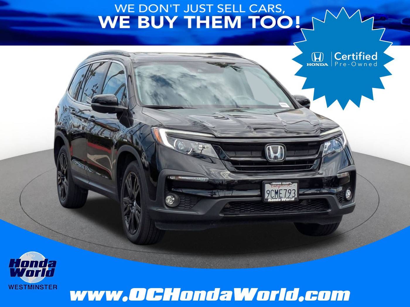 2022 Honda Pilot Special Edition — SUV — 35,484 mi — Westminster, CA