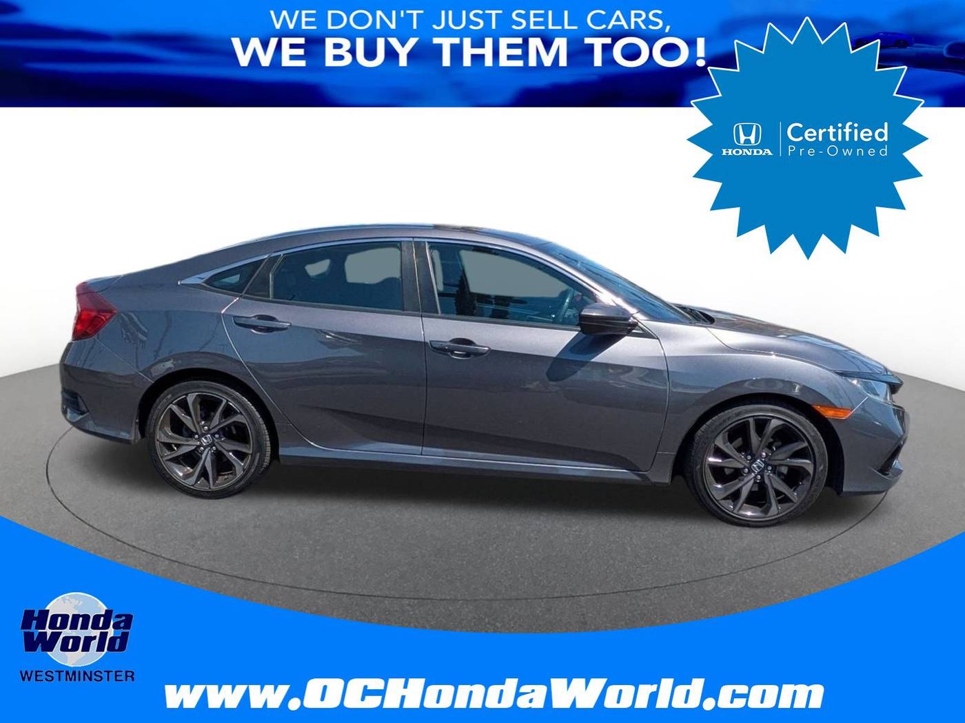 2020 Honda Civic Sport — Sedan — 45,069 mi — Westminster, CA
