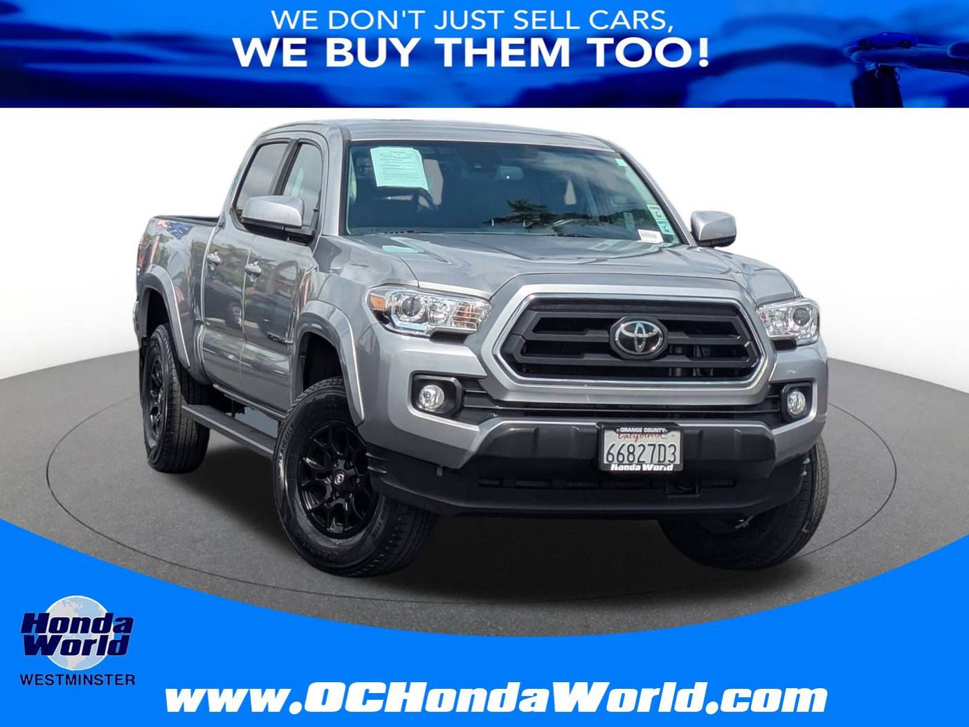 2021 Toyota Tacoma SR5 — Pickup Truck — 53,194 mi — Westminster, CA